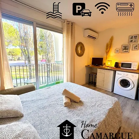 شقة Ecrin Marin-park View-beach Pool-parking لا غراند موت